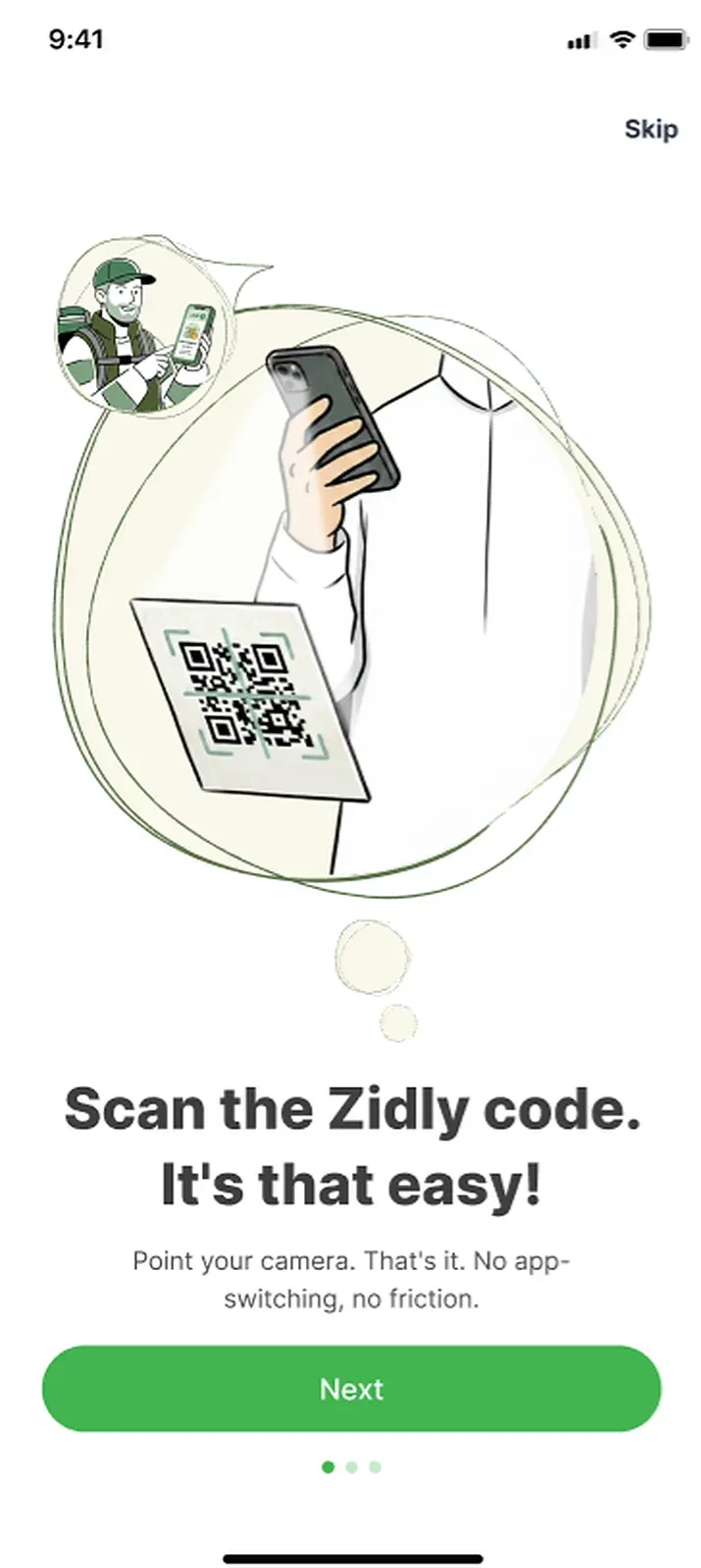 Zidly: scan the Zidly code