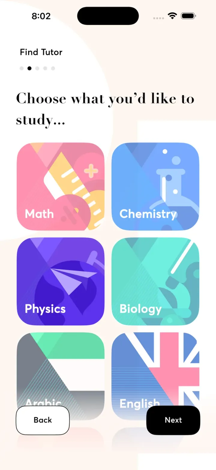 Inck: find a tutor