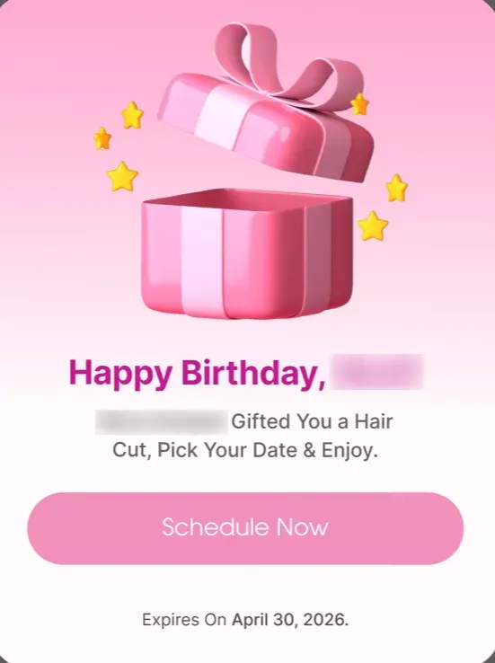 Spoiled: gift booking