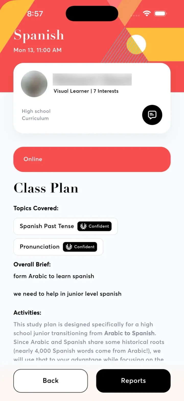 Inck: class plan